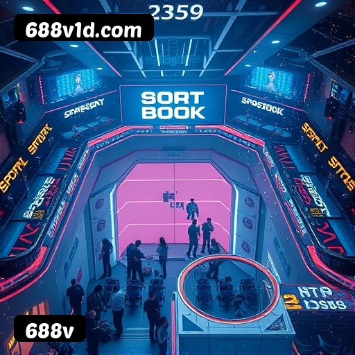 Material promocional do app 688v — ilustração, não métricas auditadas nesta página